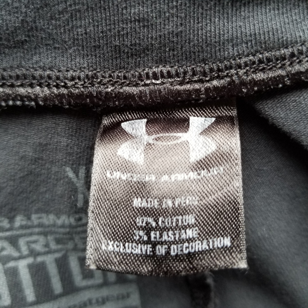 Under Armour Black Charged Cotton Capri Joggers - Picture 5 of 8